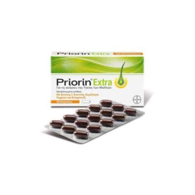 Το Priorin® Extra τροφοδοτεί τη ρίζα της τρίχας με θρεπτικά μικροσυστατικά. Ορατά πιο πλούσια, πιο δυνατά και πιο λαμπερά μαλλιά μετά από 12 εβδομάδες.
