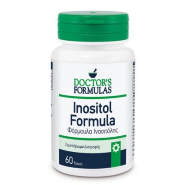 Το INOSITOL FORMULA είναι ένα συμπλήρωμα διατροφής που περιέχει 2000 mg ινοσιτόλης, 400 mcg, φολικό οξύ, 2 mg βιταμίνη Β6 και 0.8 mg βιταμίνης Β12.
