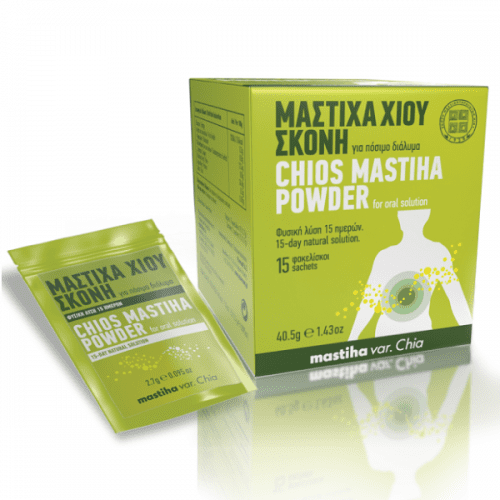 Chios Mastiha Powder Μαστίχα Χίου σε Σκόνη για Πόσιμο Διάλυμα 15 φακελάκια (40.5g)