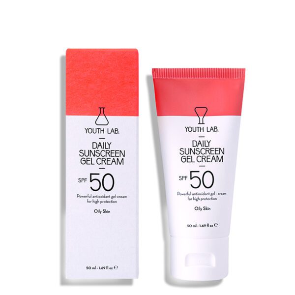 Youth Lab Daily Sunscreen Gel Cream Oily Skin Αντηλιακό Gel Προσώπου SPF50 50ml