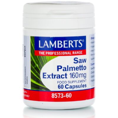 Lamberts Saw Palmetto (Serenoa repens) Συμπλήρωμα για την Υγεία του Προστάτη 160mg 60 κάψουλες