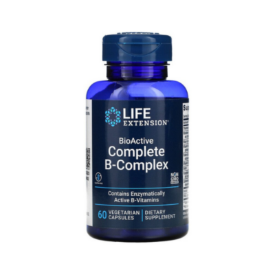 Life Extension BioActive Complete B-Complex Σύμπλεγμα Βιταμινών Β 60 κάψουλες