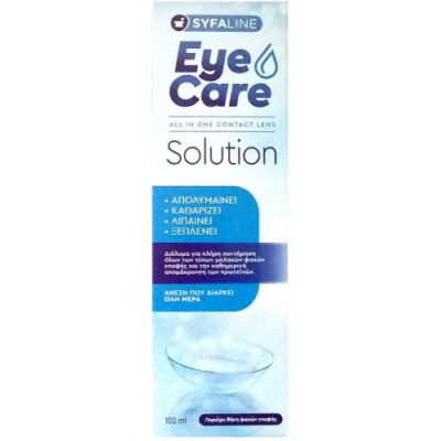 SYFALINE EyeCare Contact Lens Solution Υγρό Φακών Επαφής 100ml