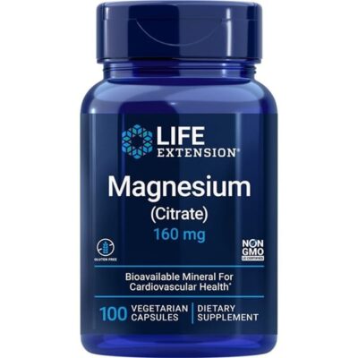Life Extension Magnesium (Citrate) 160mg 100 φυτικές κάψουλες