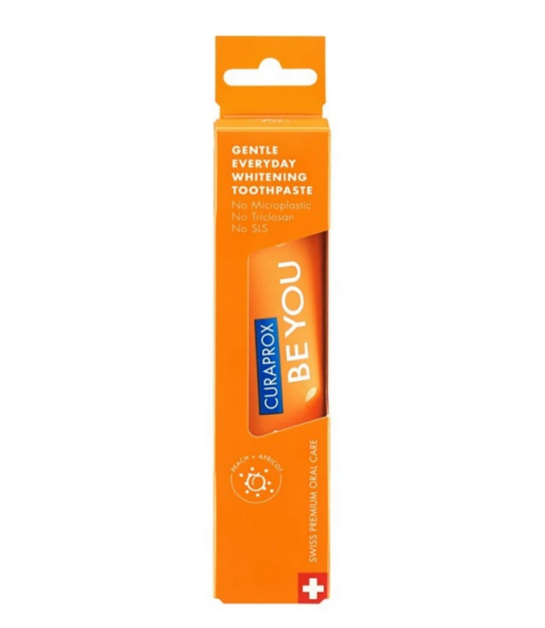 Curaprox Be You Gentle Everyday Whitening Toothpaste Peach & Apricot Λευκαντική Οδοντόκρεμα με Ροδάκινο & Βερύκοκο 60ml