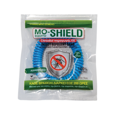 Menarini Mo-Shield Εντομοαπωθητικό Βραχιόλι για Παιδιά Μπλε