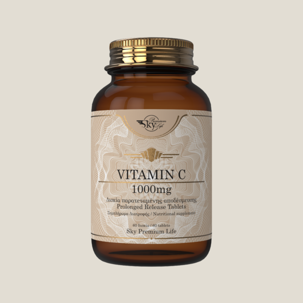 Sky Premium Life Vitamin C Βιταμίνη Βραδείας Αποδέσμευσης 1000mg 60 ταμπλέτες