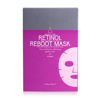 Youth Lab Retinol Reboot Μάσκα Προσώπου & Ματιών για Αντιγήρανση & Σύσφιξη - Συσκευασία 4 τεμαχίων -