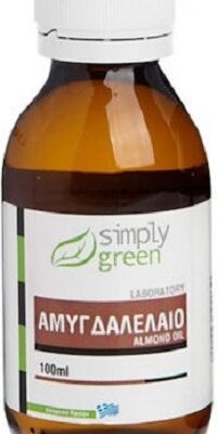 Simply Green Αμυγδαλέλαιο για Πρόσωπο, Μαλλιά και Σώμα 100ml