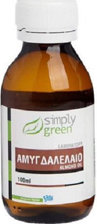 Simply Green Αμυγδαλέλαιο για Πρόσωπο, Μαλλιά και Σώμα 100ml
