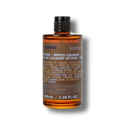 Korres Athenian Grooming Βέτιβερ + Μπαχαρικά Eau de Cologne 100ml