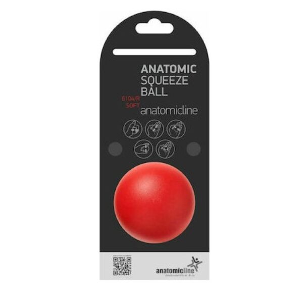 Anatomic Line Μπάλα Antistress Soft σε Κόκκινο Χρώμα