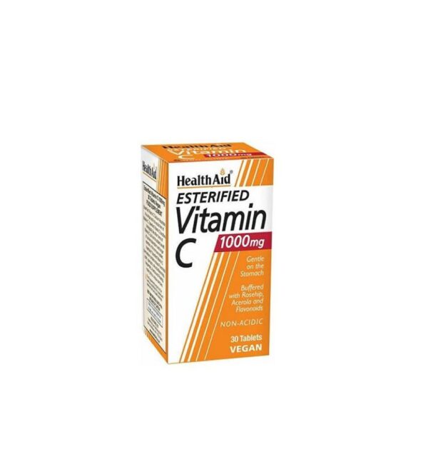 Health Aid Esterified Vitamin C Βιταμίνη 1000mg Συσκευασία με 30 ταμπλέτες