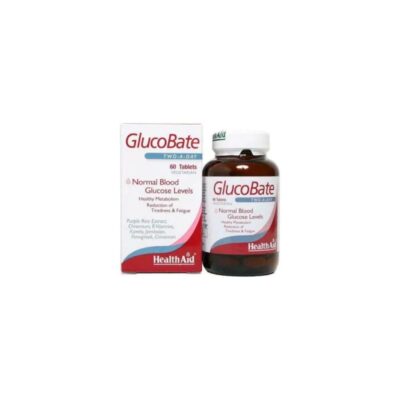 Health Aid Glucobate Για τον Έλεγχο του Σακχάρου 60 ταμπλέτες